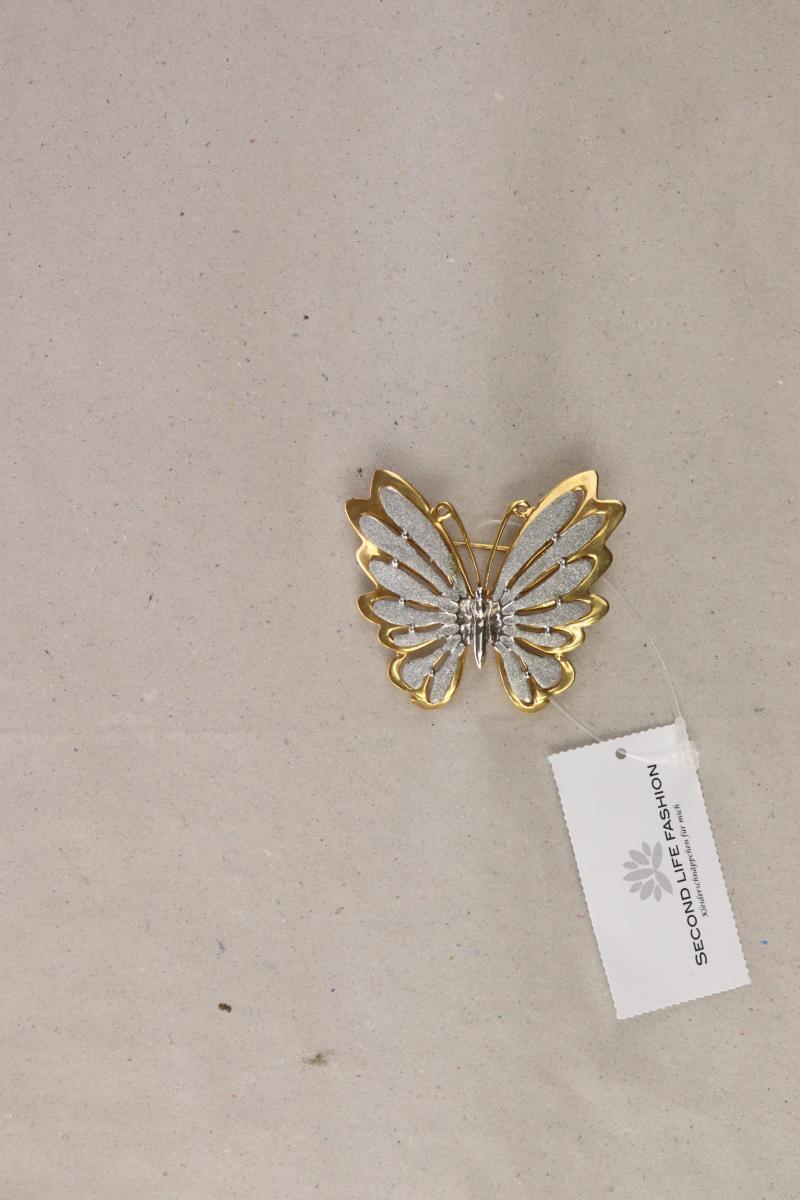 Anstecknadel Schmetterling gold