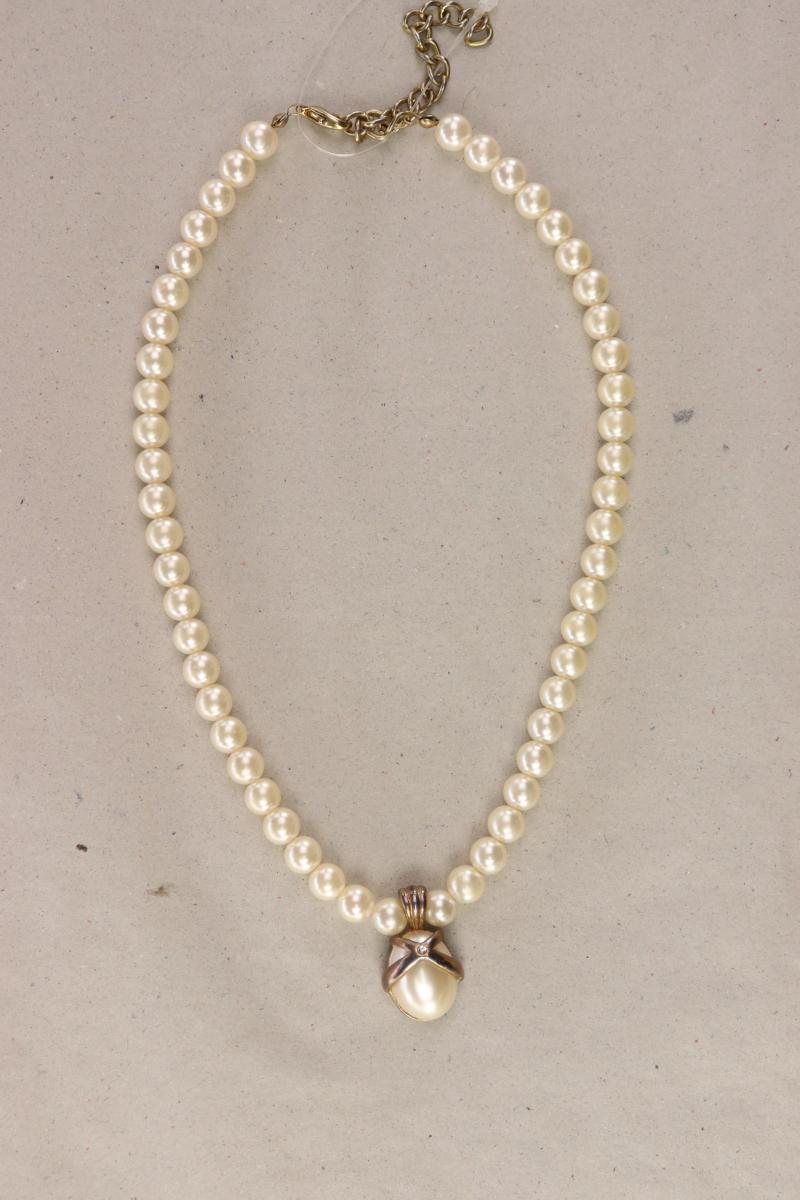 Perlenkette creme