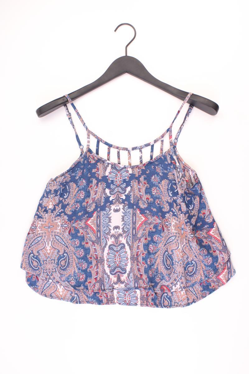 Spaghetti-Top Gr. M mit Paisleymuster mehrfarbig