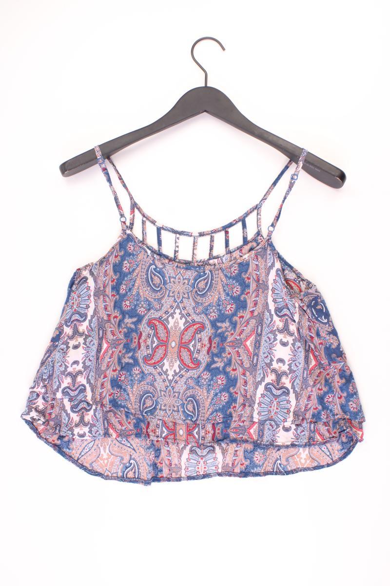 Spaghetti-Top Gr. M mit Paisleymuster mehrfarbig