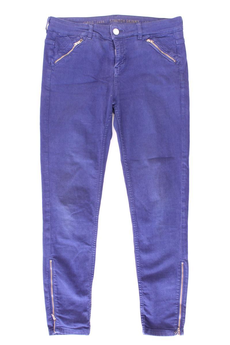 Oasis Skinny Jeans Gr. US 12 (M) blau