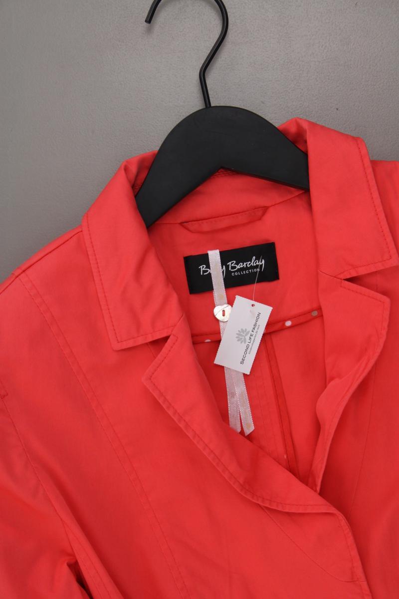 Betty Barclay Classic Blazer Gr. 40 orange aus Baumwolle