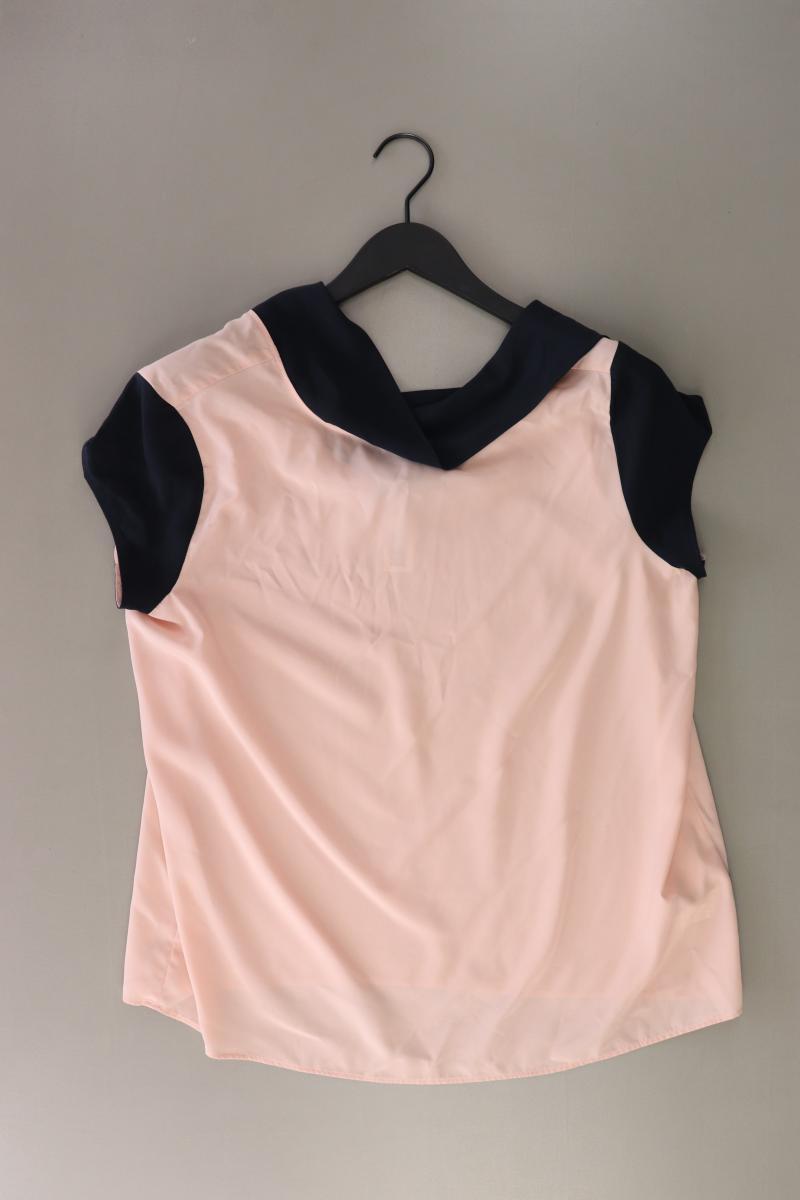 ADOLFO DOMINGUEZ Kurzarmbluse Gr. 44 rosa aus Polyester