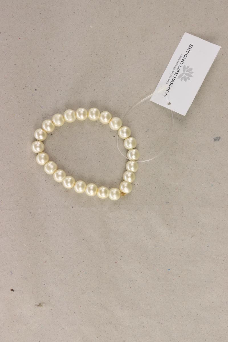 Perlenarmband creme