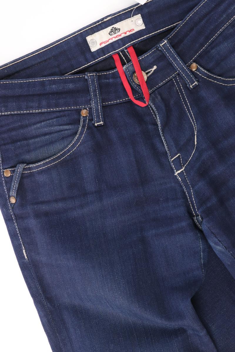 Fornarina Skinny Jeans Gr. W25 blau aus Baumwolle