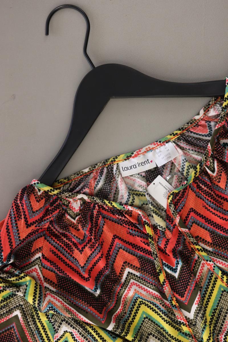 Laura Kent Shirt Gr. 42 geometrisches Muster 3/4 Ärmel mehrfarbig aus Polyester