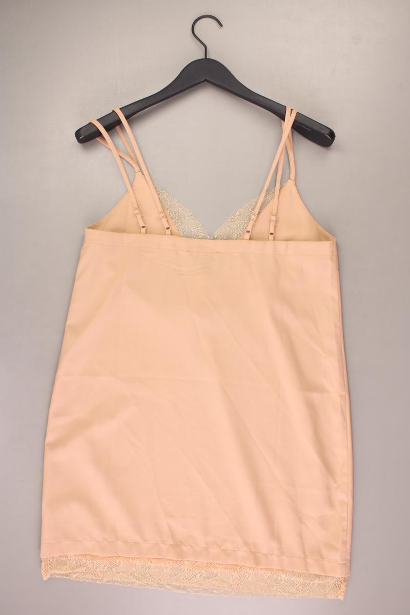 MISSGUIDED Spitzenkleid Gr. 40 neuwertig Träger creme aus Polyester