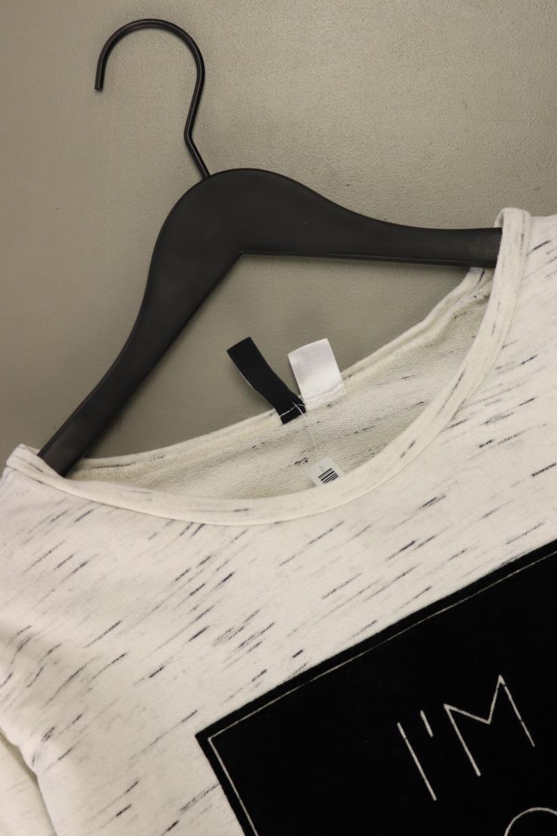 H&M Langarmpullover Gr. S grau aus Baumwolle