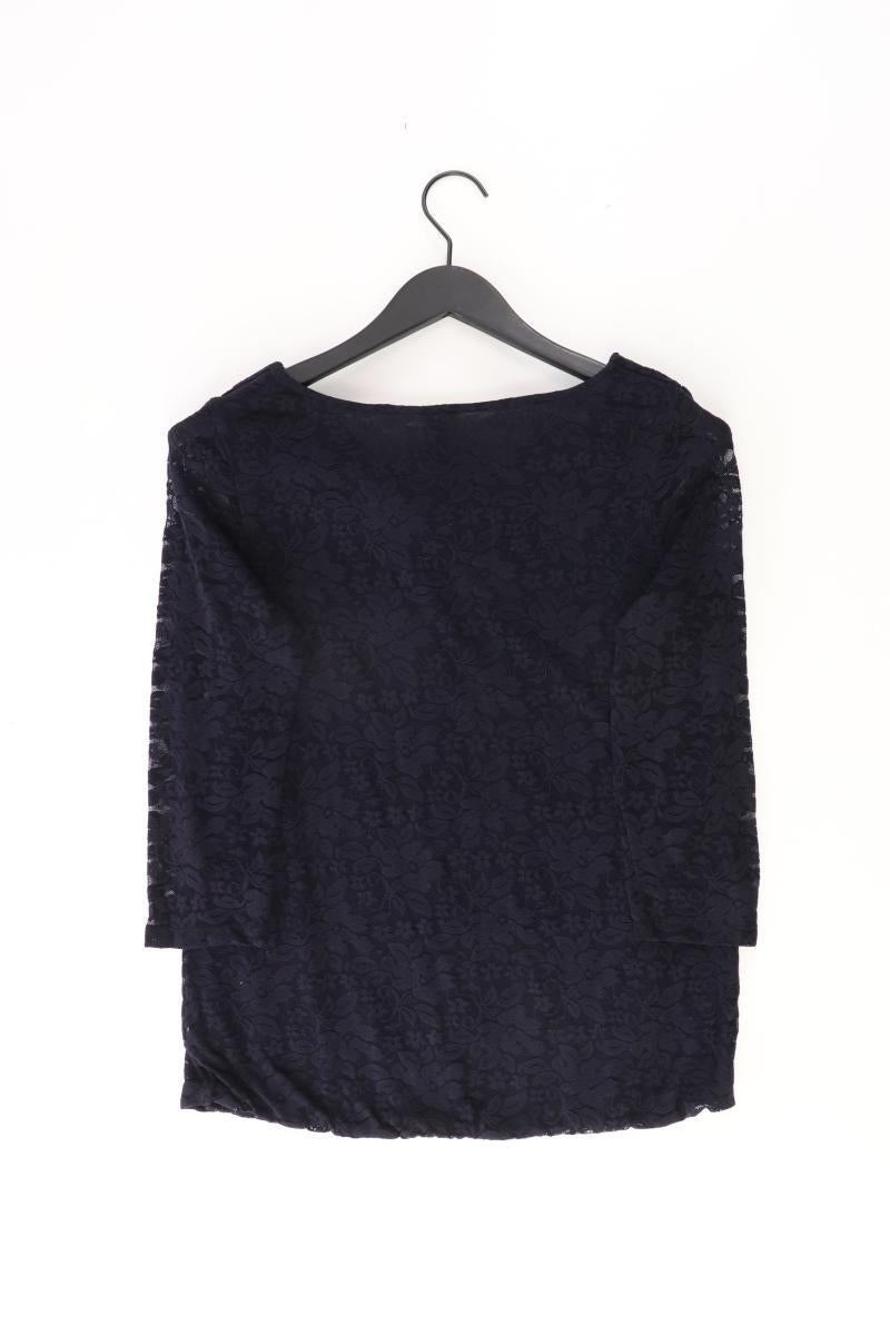 s.Oliver Spitzenshirt Gr. 40 3/4 Ärmel blau aus Polyamid