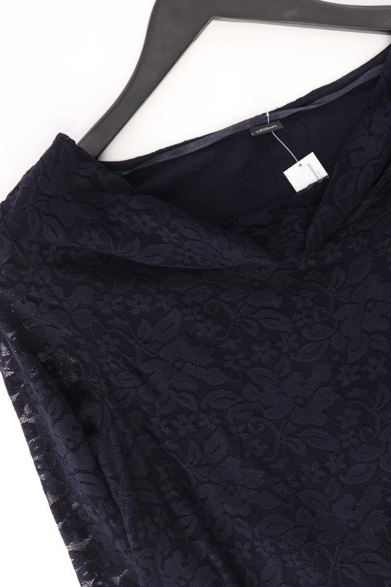 s.Oliver Spitzenshirt Gr. 40 3/4 Ärmel blau aus Polyamid