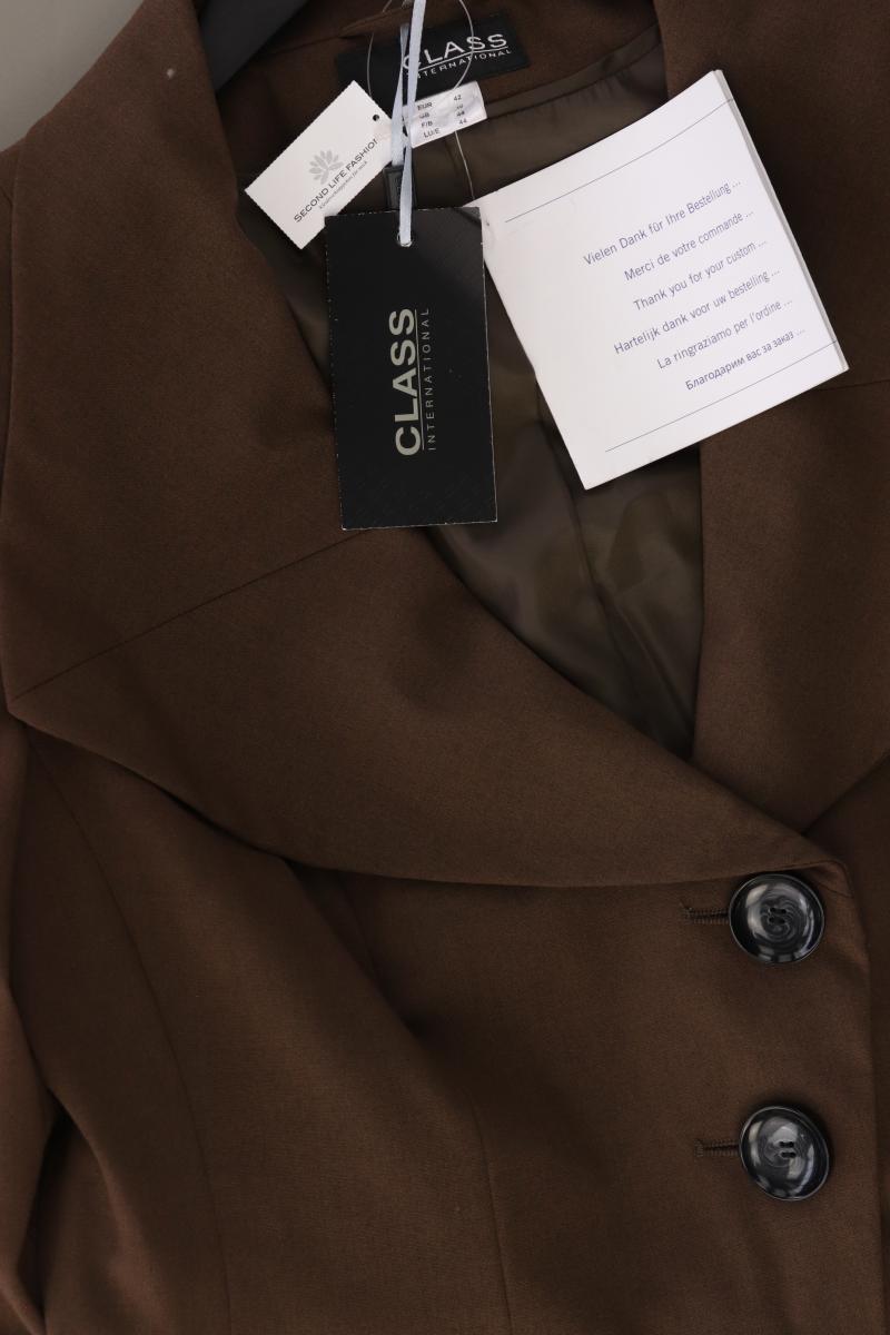Class International Classic Blazer Gr. 42 neu mit Etikett braun aus Polyester