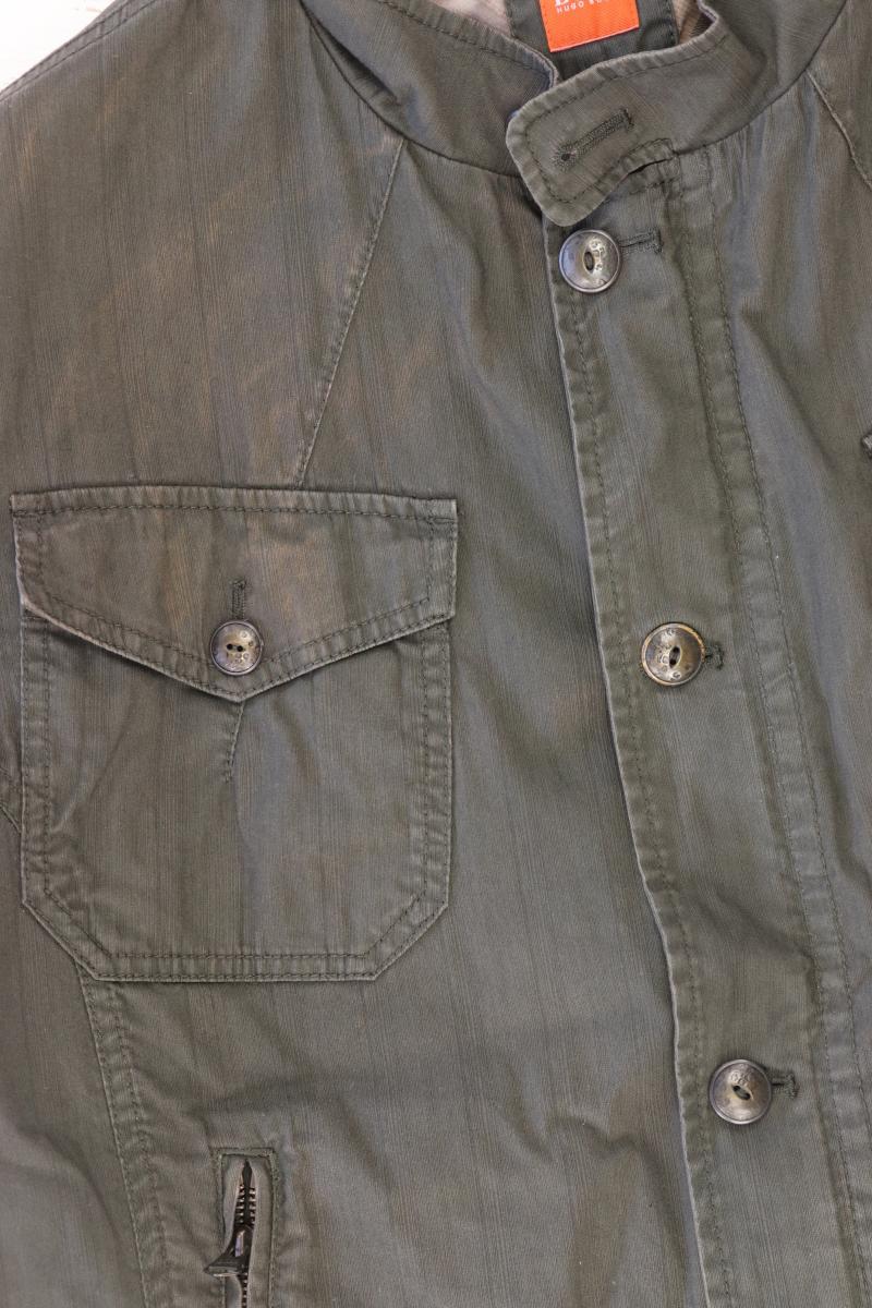 BOSS by Hugo Boss Lange Jacke Gr. 42 olivgrün