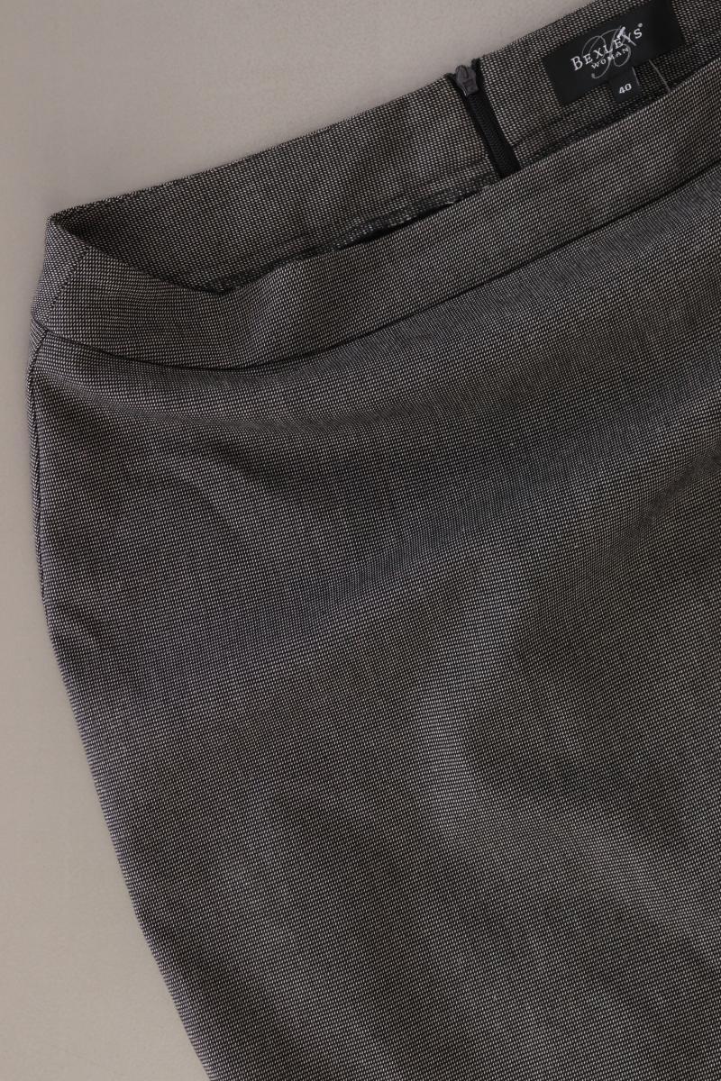Bexleys Bleistiftrock Gr. 40 grau aus Polyester
