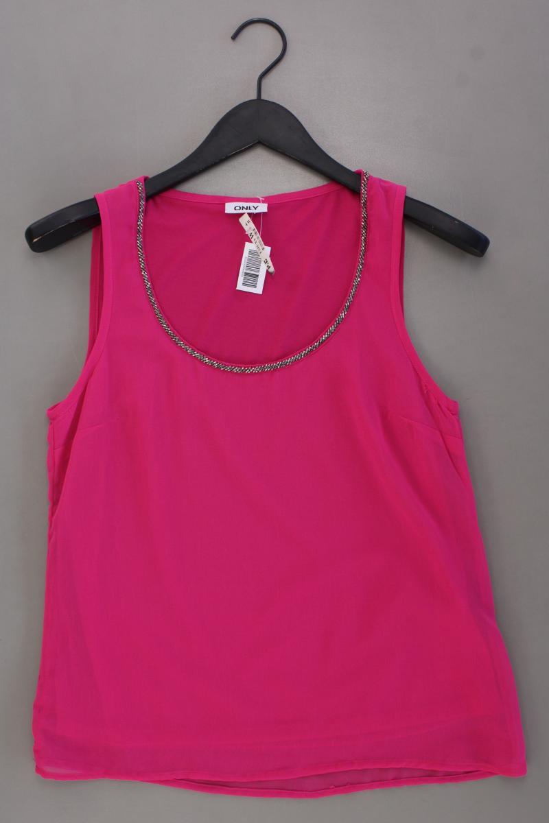 Only Ärmellose Bluse Gr. 36 pink aus Polyester
