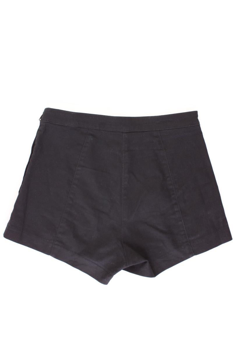 H&M Hotpants Gr. 38 schwarz aus Baumwolle
