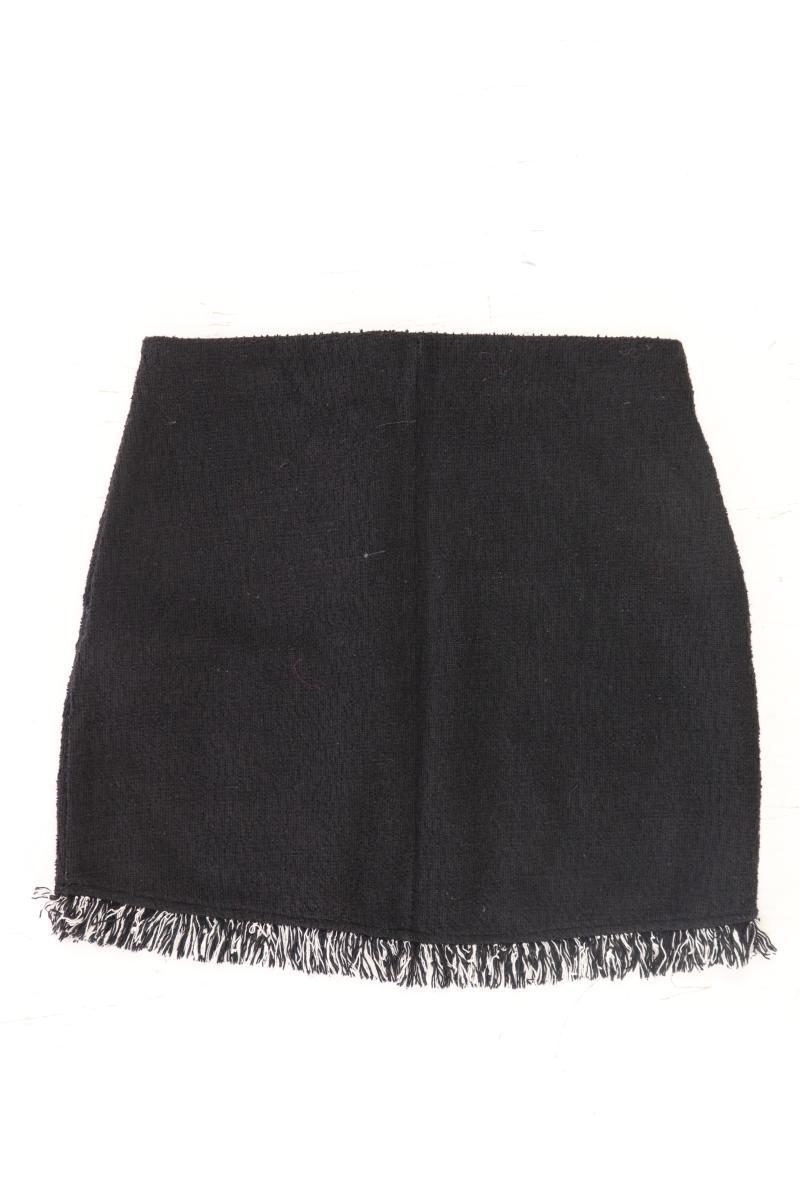 Zara Kurzer Rock Gr. S schwarz aus Baumwolle