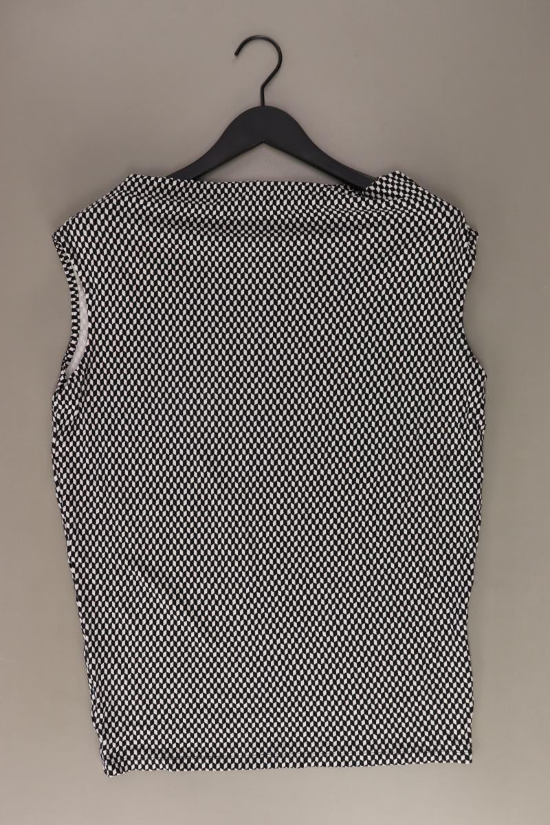 Mohito Oversize-Shirt Gr. S geometrisches Muster Ärmellos schwarz