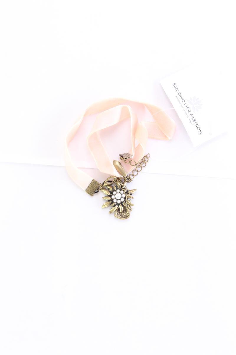 Trachten Choker Halskette rosa