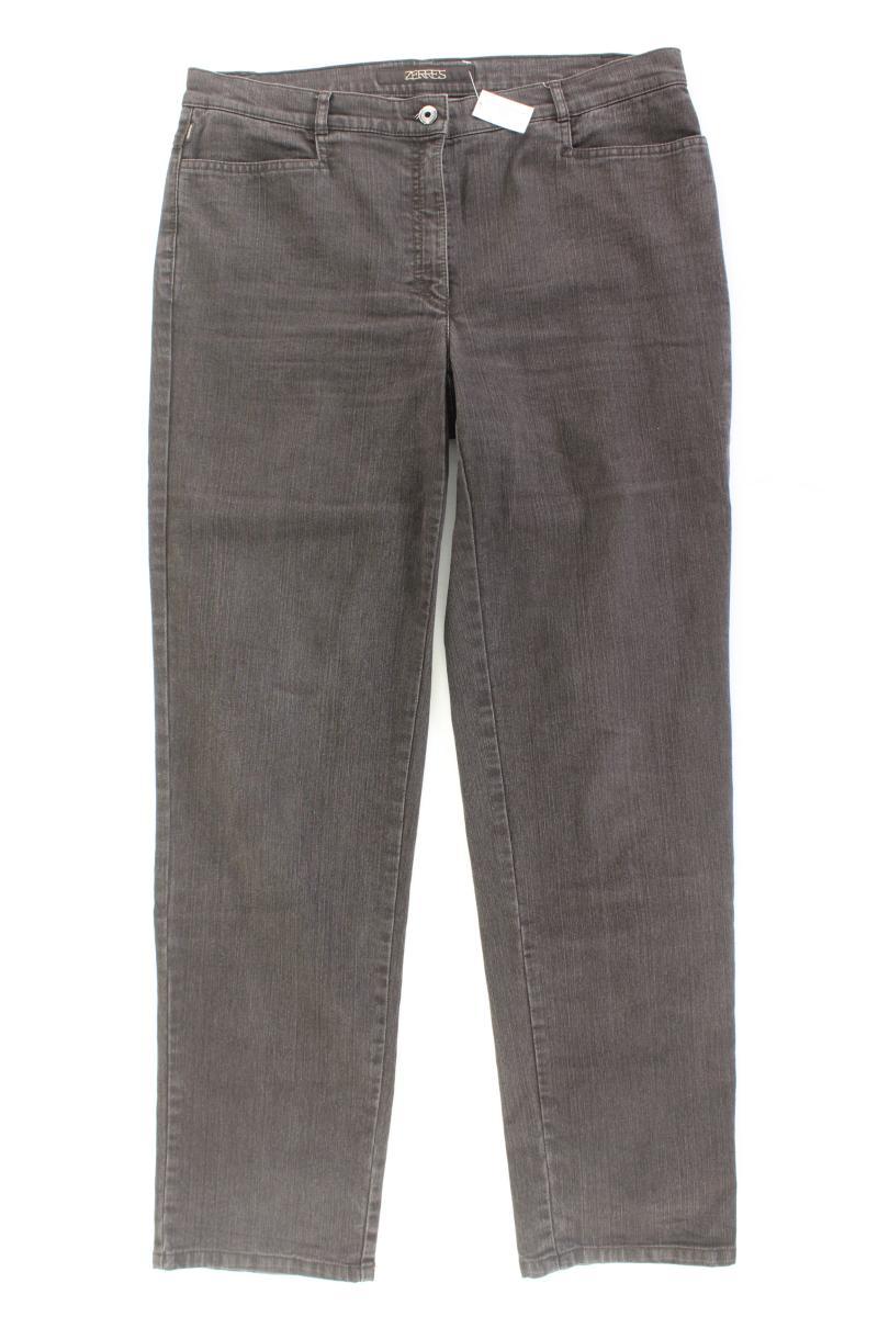Zerres Straight Jeans Gr. 44 braun aus Baumwolle