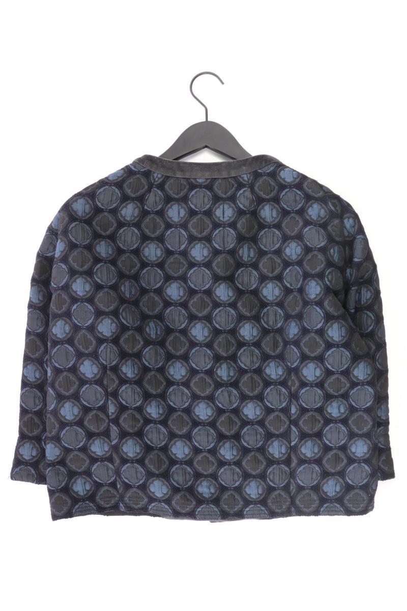 NVSCO 2107 Comfort Blazer Gr. 40 geometrisches Muster blau aus Polyacryl