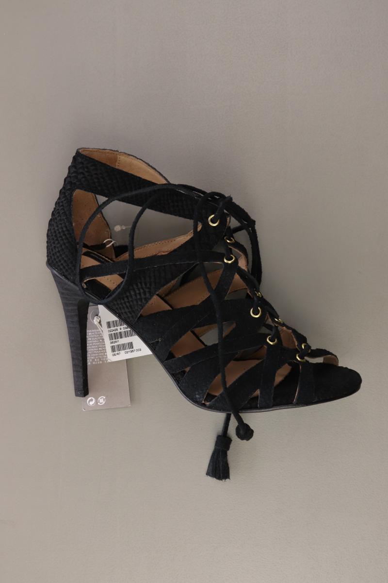 H&M Sandaletten Gr. 38 neu mit Etikett schwarz aus Leder