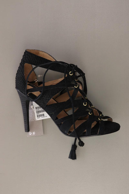 H&M Sandaletten Gr. 38 neu mit Etikett schwarz aus Leder