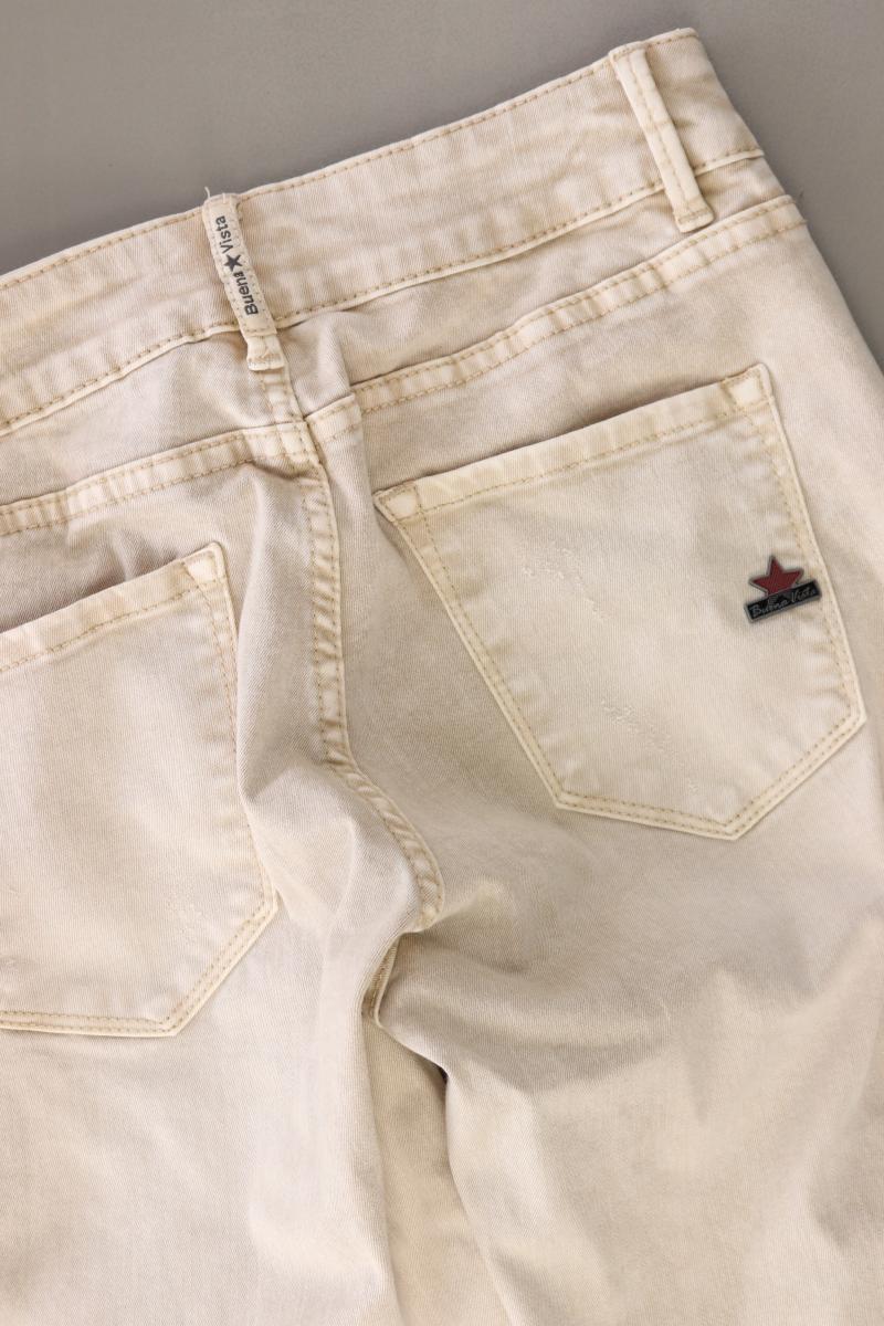 Buena Vista Skinny Jeans Gr. S creme aus Baumwolle