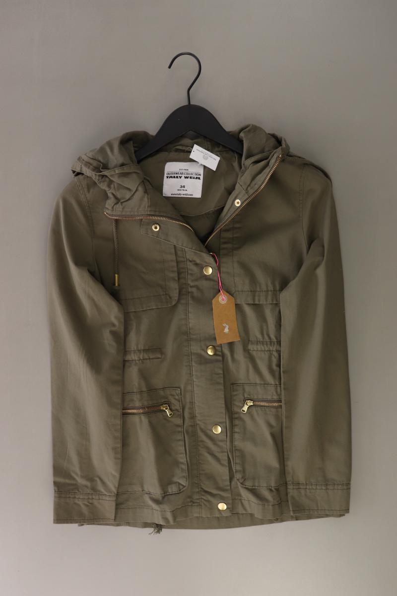 Tally Weijl Parka Gr. 34 neu mit Etikett olivgrün aus Baumwolle