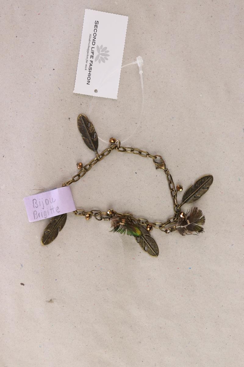 Armband mit Federn braun