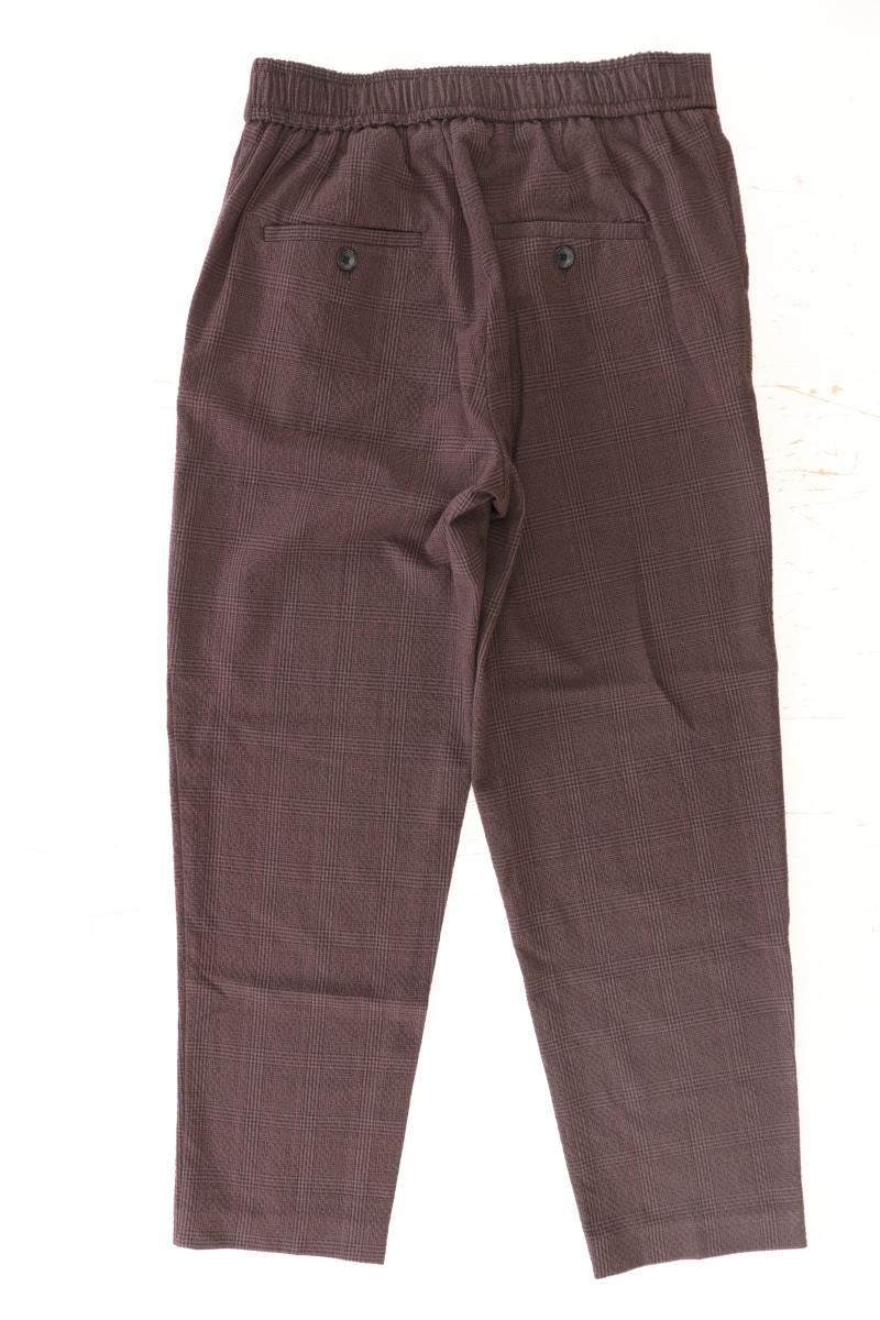 H&M 7/8 Hose Gr. 36 kariert braun aus Polyester