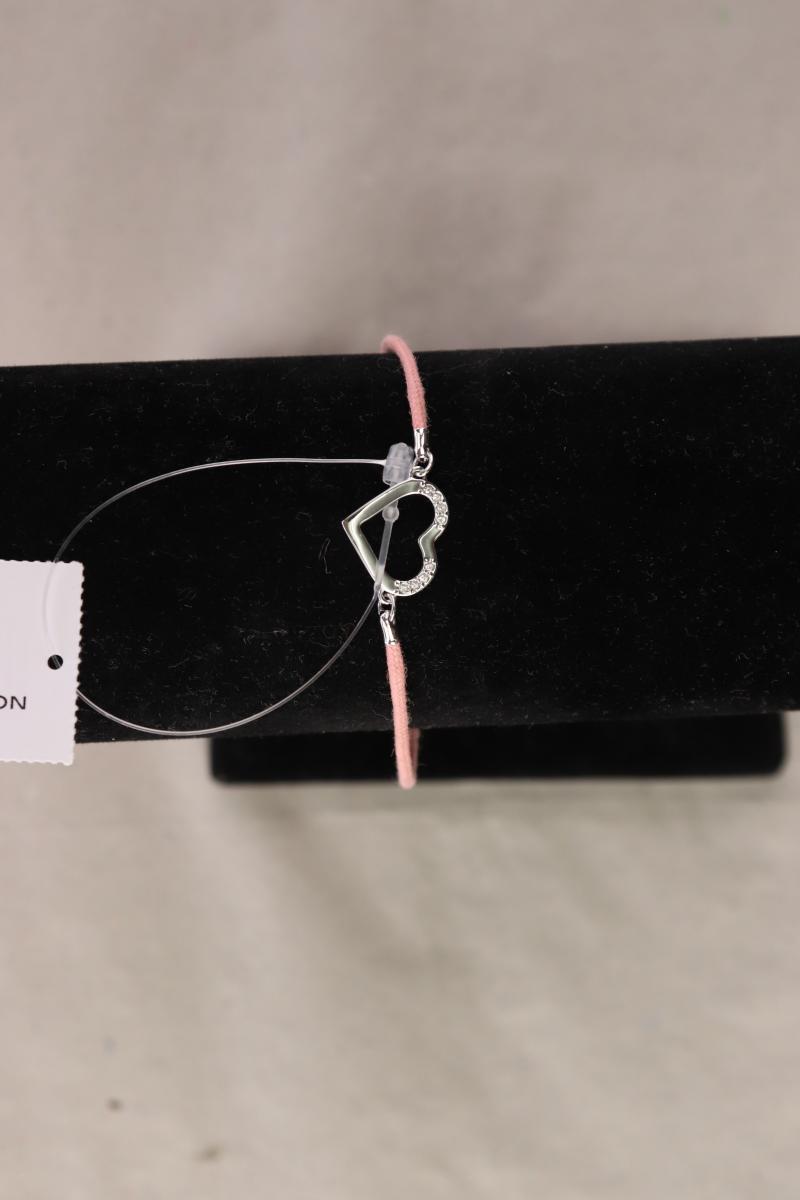Armband mit Herzanhänger rosa