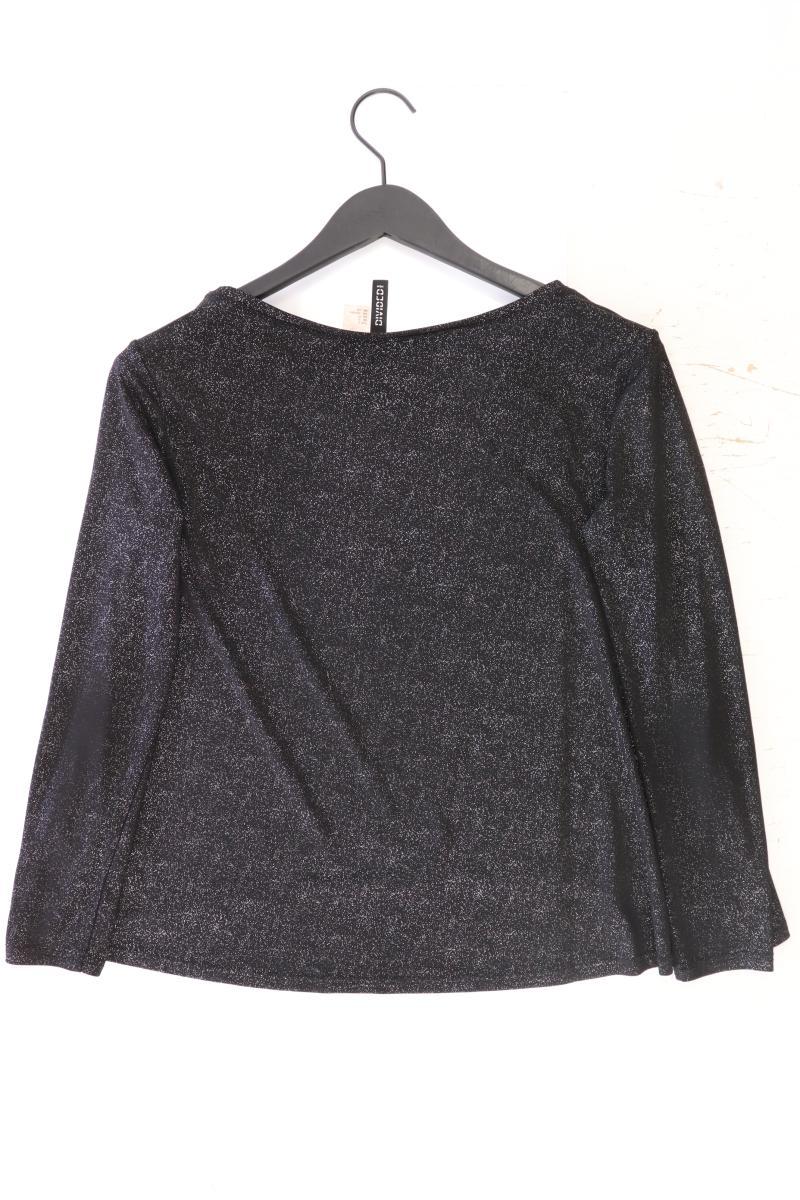 H&M Longsleeve-Shirt Gr. S Langarm schwarz aus Polyester