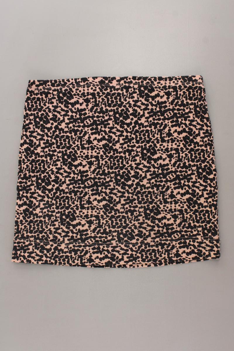 H&M Stretchrock Gr. S mit Tierdruck schwarz