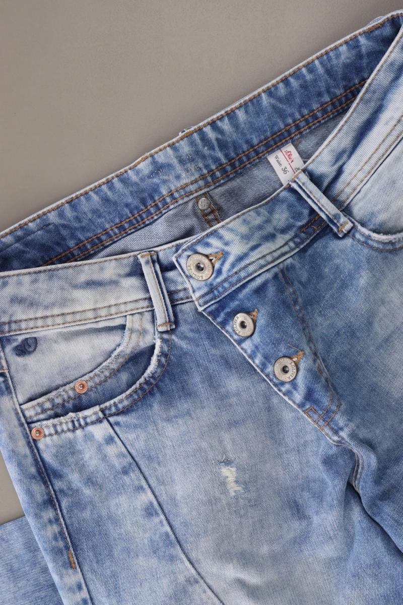s.Oliver Boyfriend Jeans Gr. 36/L34 blau aus Baumwolle