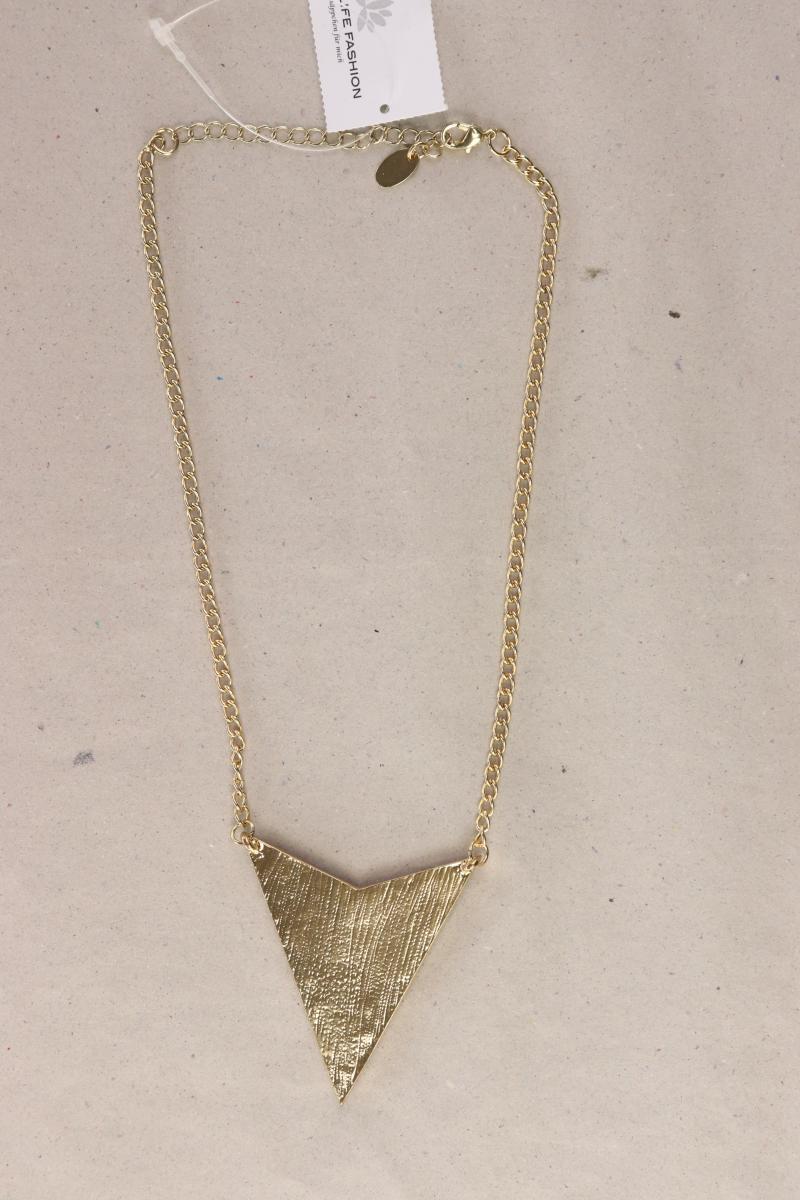 Flame Halskette gold