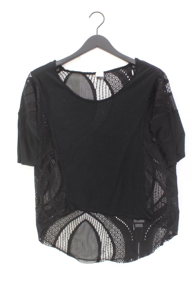 Sparkle & Fade Strickshirt Gr. S Kurzarm schwarz aus Nylon