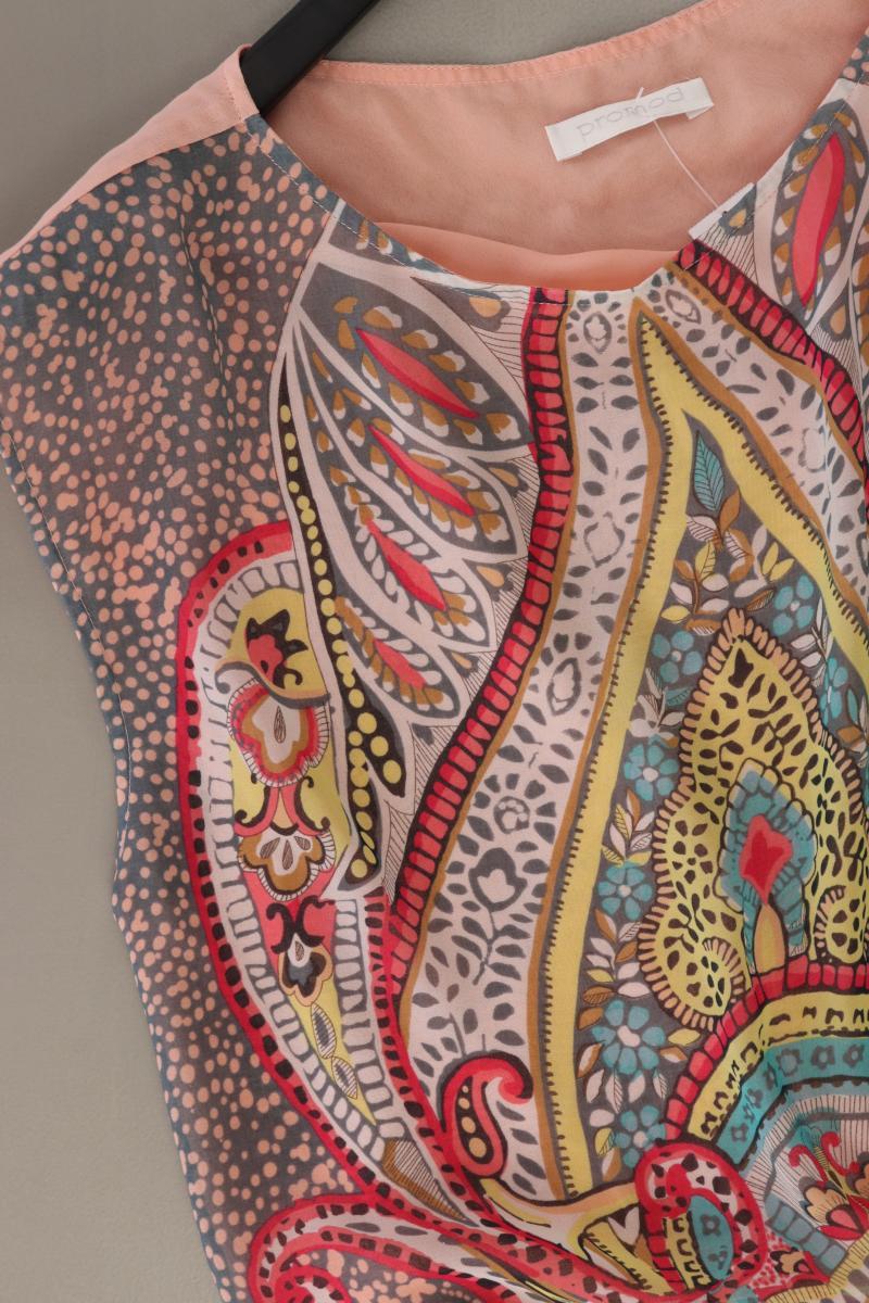 Promod Kleid Gr. 38 Kurzarm rosa aus Polyester