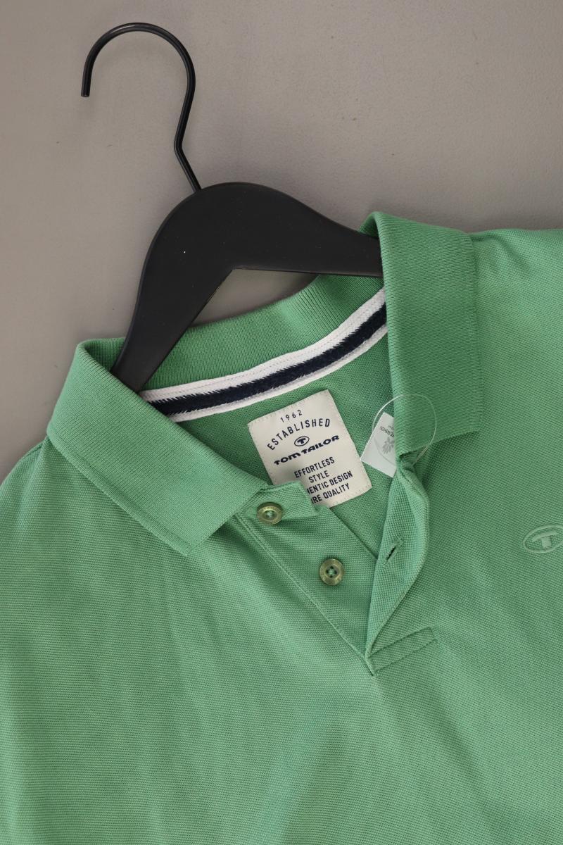 Tom Tailor Poloshirt für Herren Gr. M Kurzarm grün