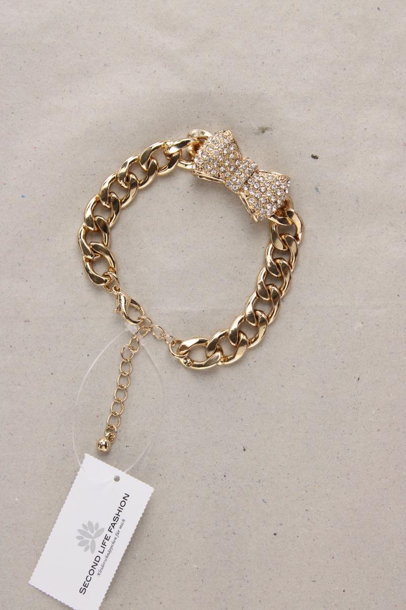 Armband mit Schleife gold