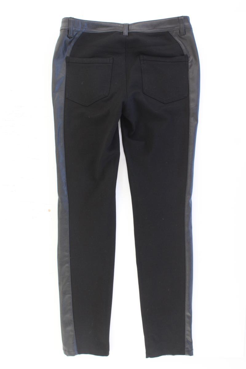 Zero Kunstlederhose Gr. 36 schwarz aus Polyurethan