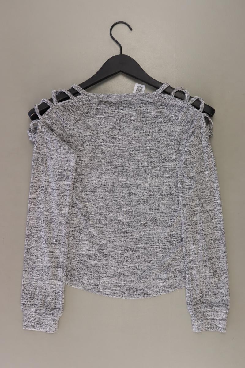 Shein Langarmshirt Gr. M grau aus Polyester