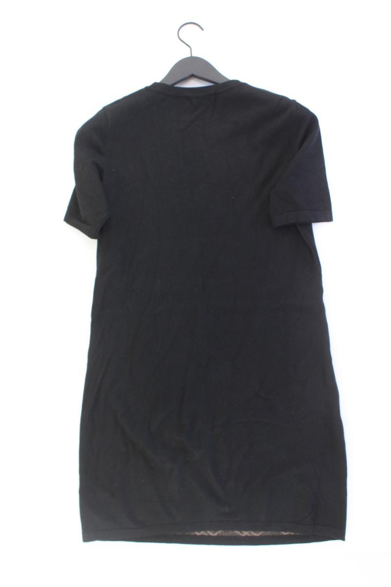 Kurzarmkleid Gr. M/L kariert schwarz aus Viskose