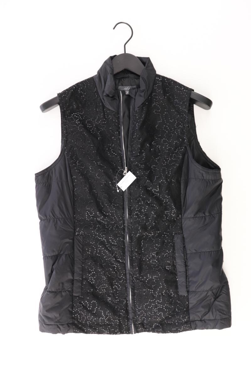 She Classic Weste Gr. 42 mit Pailletten schwarz aus Polyamid