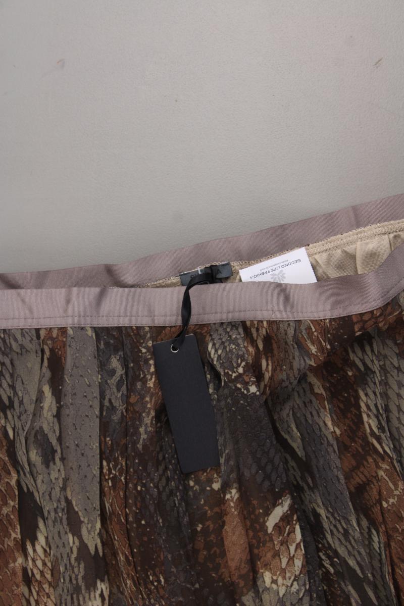 Sienna Faltenrock Gr. 40 neu mit Etikett braun aus Polyester