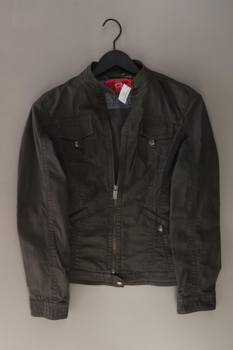 Edc by Esprit Übergangsjacke Größe S olivgrün aus Baumwolle