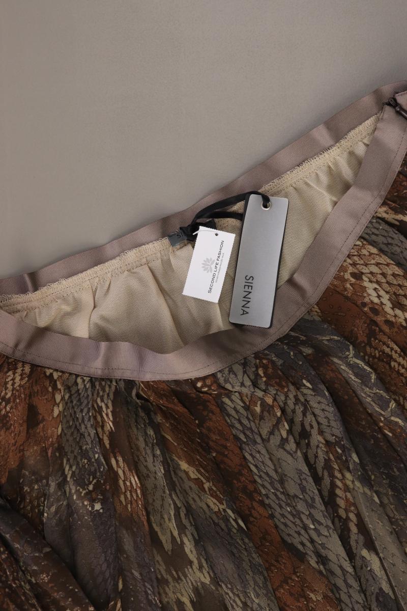 Sienna Impressionen Faltenrock Gr. 38 neu mit Etikett braun aus Polyester