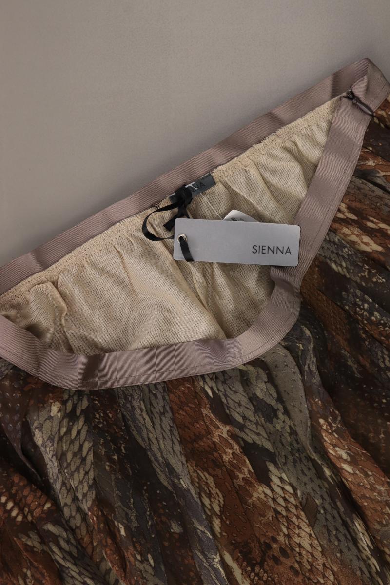 Sienna Impressionen Faltenrock Gr. 38 neu mit Etikett braun aus Polyester