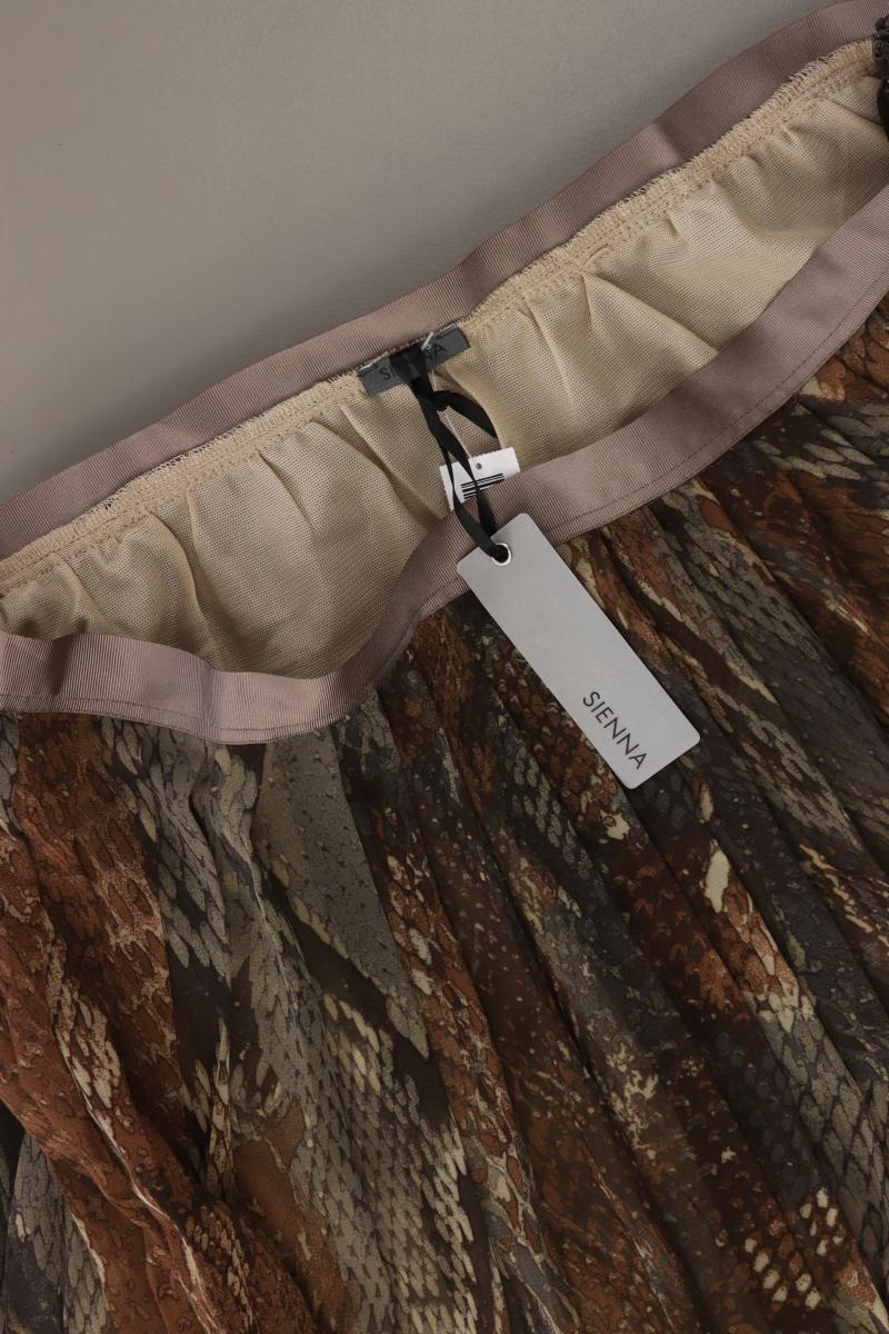Sienna Impressionen Faltenrock Gr. 38 neu mit Etikett braun aus Polyester
