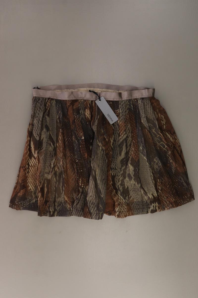 Sienna Impressionen Faltenrock Gr. 38 neu mit Etikett braun aus Polyester