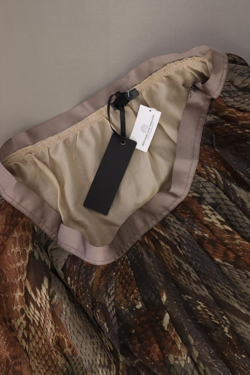 Sienna Impressionen Faltenrock Gr. 38 neu mit Etikett braun aus Polyester
